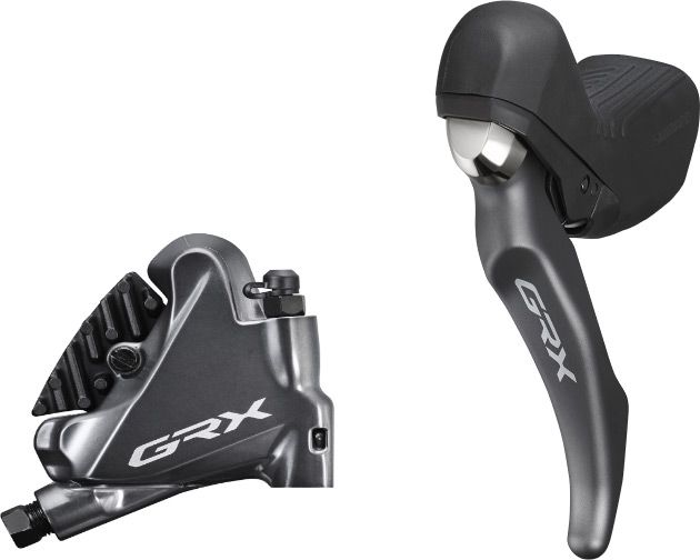 Shimano GRX ST-RX810 Hydraulic Disc Brake Lever With BR-RX810 Flat Mount Caliper