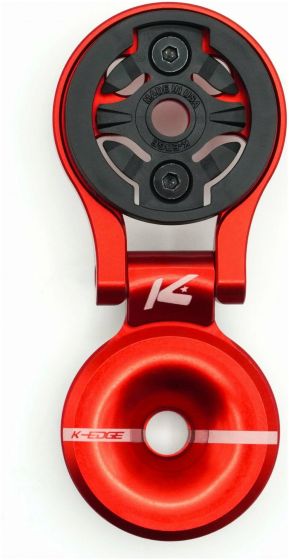 K-Edge Garmin Race Stem Mount with Top Cap – Red