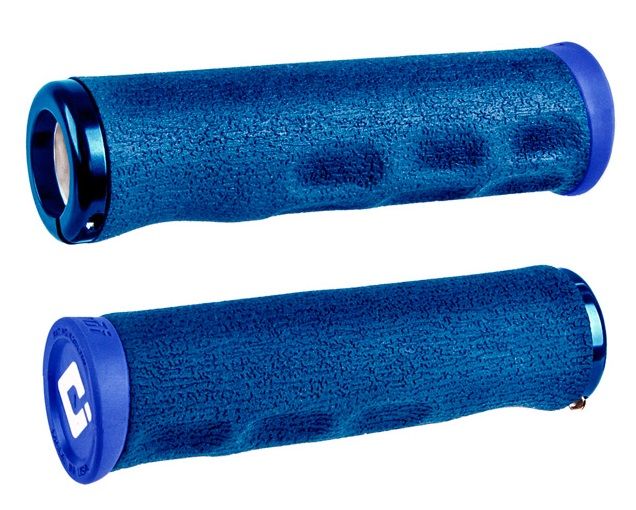 ODI Dread Lock Lock-On MTB Grips – Blue