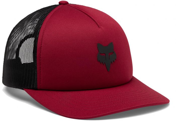 Fox Boundary Trucker Womens Hat – Dark Red