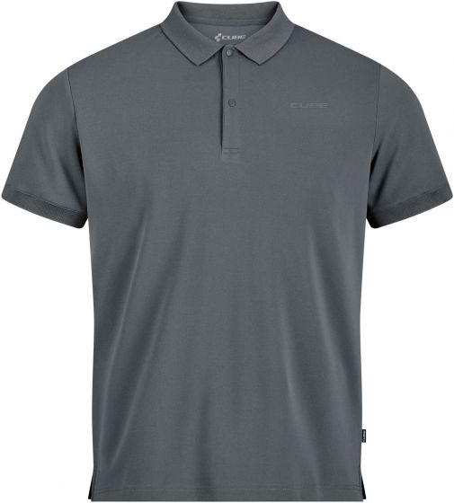 Cube Tech Polo Shirt T-Shirt – Dark Grey