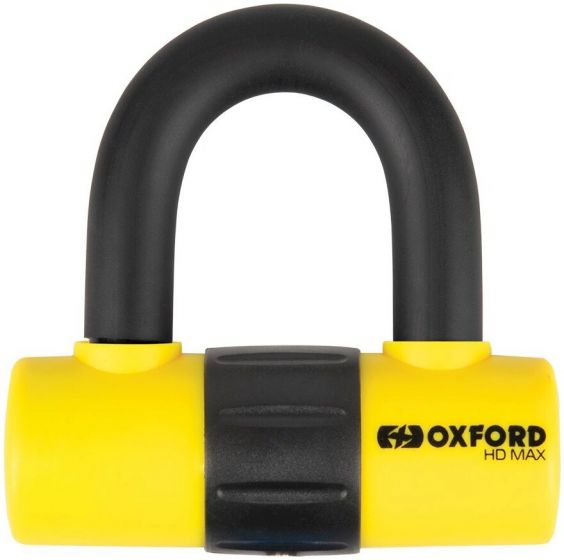 Oxford HD Max D-Lock – Yellow