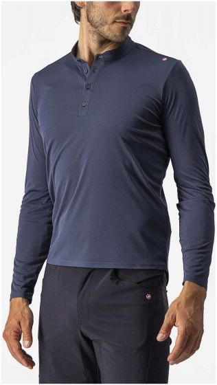 Castelli Tech 2 Henley 2023 Long Sleeve T-Shirt