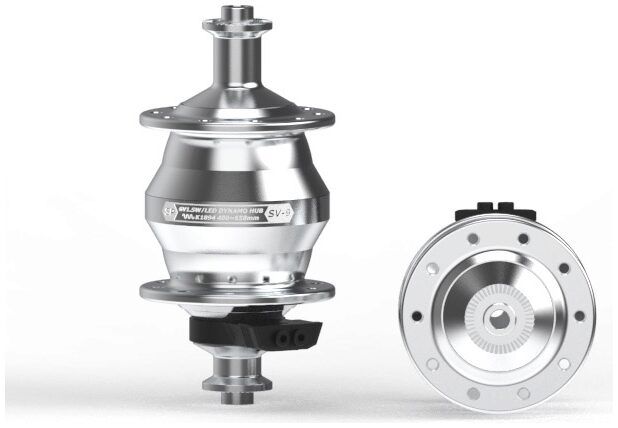 SP SV-9 Dynamo Front Hub – Silver