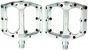 Renthal Revo-F Flat Pedals – Polished Silver