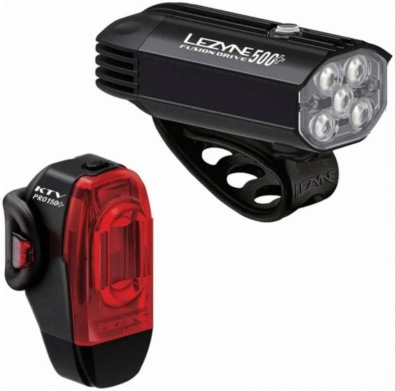 Lezyne Fusion Drive 500+ & KTV Drive Pro+ Light Set