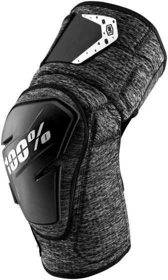 100% Fortis Knee Guard – Grey Heather / Black