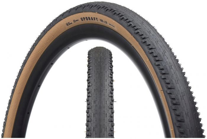 Teravail Updraft Durable 700c Tubeless Tyre – Black / Tan
