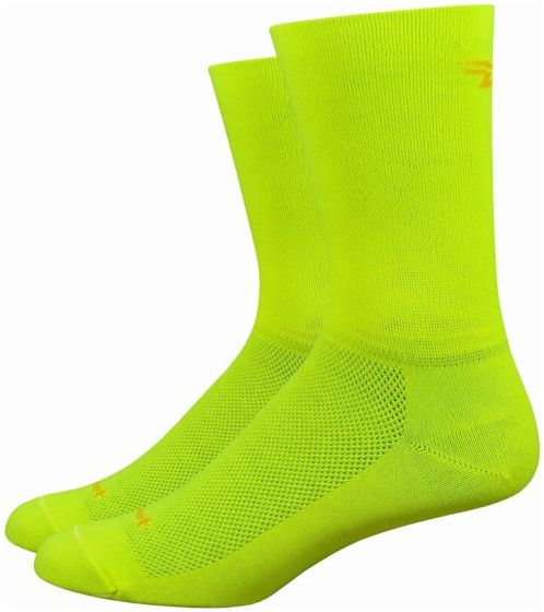 DeFeet Aireator D-Logo Socks – Hi-Vis Yellow