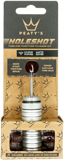 Peaty's Holeshot Tubeless Puncture Plugger Kit – Silver