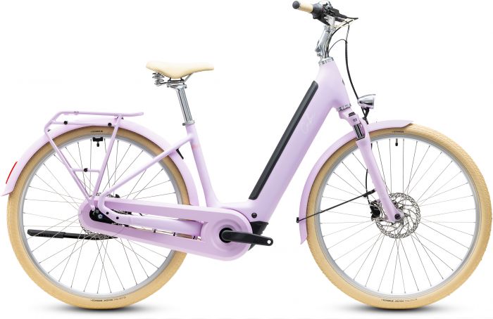 Cube Aruba Hybrid 600 Step-Through 2027 Electric Bike – Cottoncandy / Creme