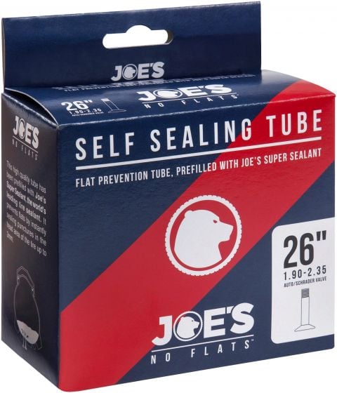 Joe's No Flats MTB Self Sealing 26-Inch Schrader Innertube