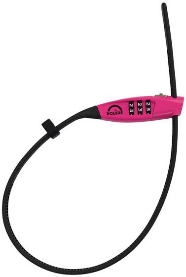 Squire Straplok 10 Combo Chain Lock – Pink