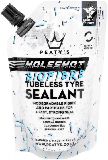 Peaty's Holeshot Biofibre Tubeless Tyre Sealant