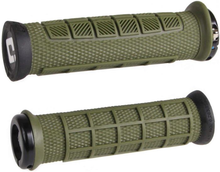 ODI Elite Pro Lock-On Grips – Army Green