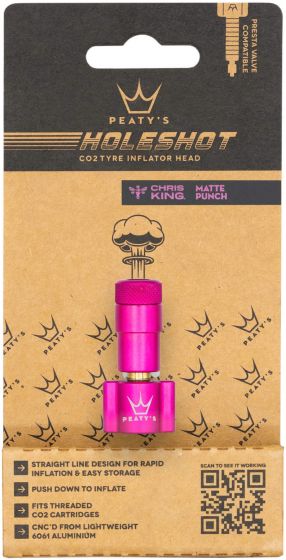 Peaty's Holeshot CO2 Tyre Inflator Head – Punch