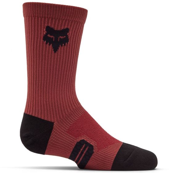 Fox Ranger 6-Inch Youth Crew Socks – Rust