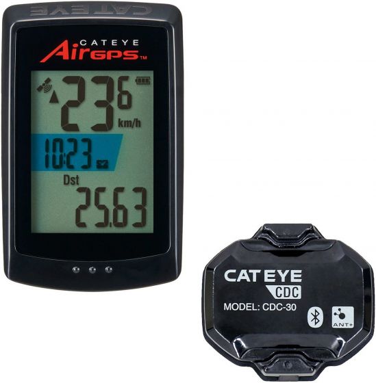 CatEye AirGPS II USB-C Cycle Computer with Cadence Sensor