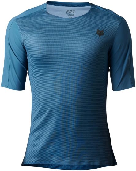 Fox Flexair Ascent Short Sleeve 2023 Jersey – Dark Slate Blue