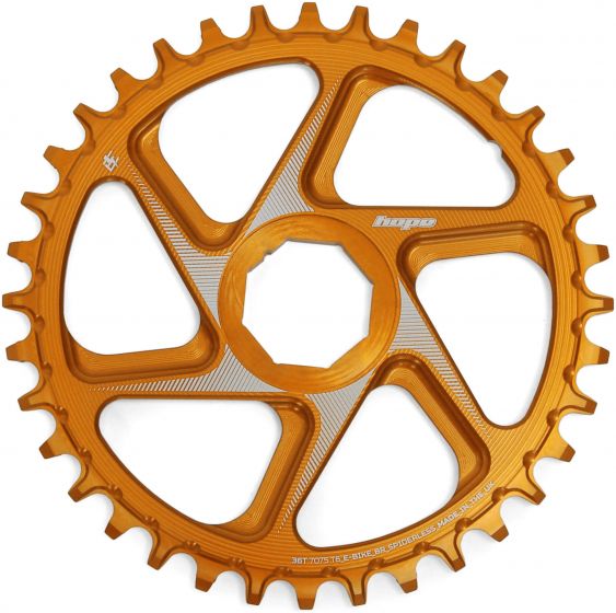 Hope R22 Brose E-Bike Spiderless Retainer Chainring – Orange