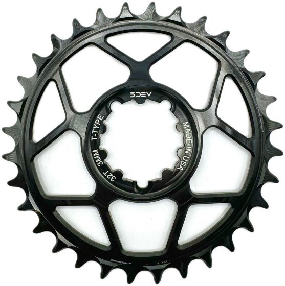 5DEV 3-Bolt T-Type Direct Mount Chainring