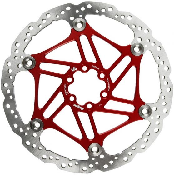 Hope V4 Vented Disc Brake Rotor – Red