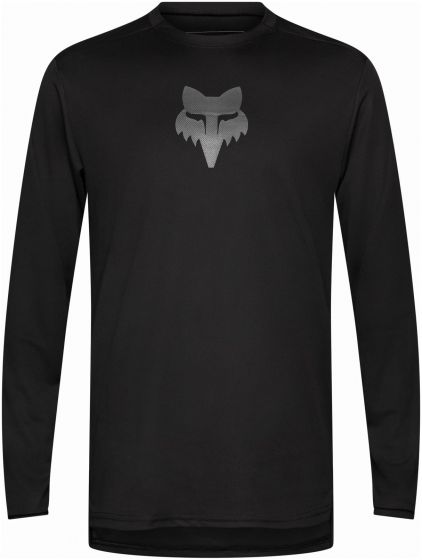 Fox Ranger Fox Head Long Sleeve Jersey – Black