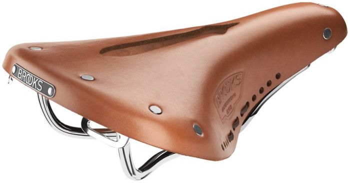 Brooks B17 Carved Short Saddle – Honey