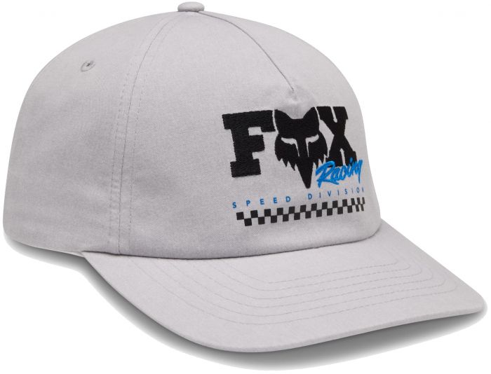 Fox Checker Womens Adjustable Hat – Light Grey