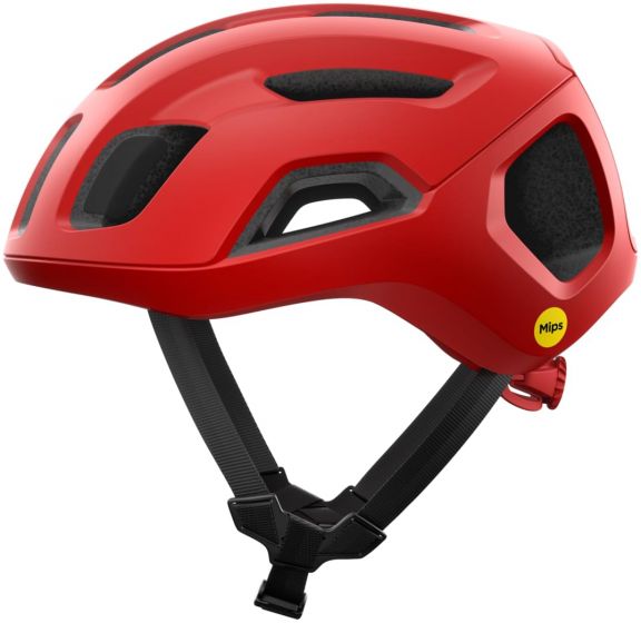 POC Ventral Air Wide Fit MIPS Helmet – Matt Prismane Red