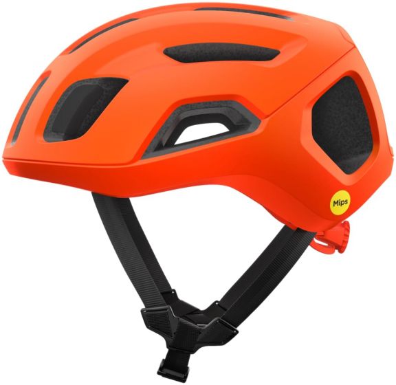 POC Ventral Air Wide Fit MIPS Helmet – Matt Fluorescent Orange