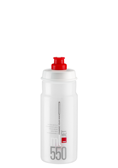 Elite Jet Bottle – Clear / Red