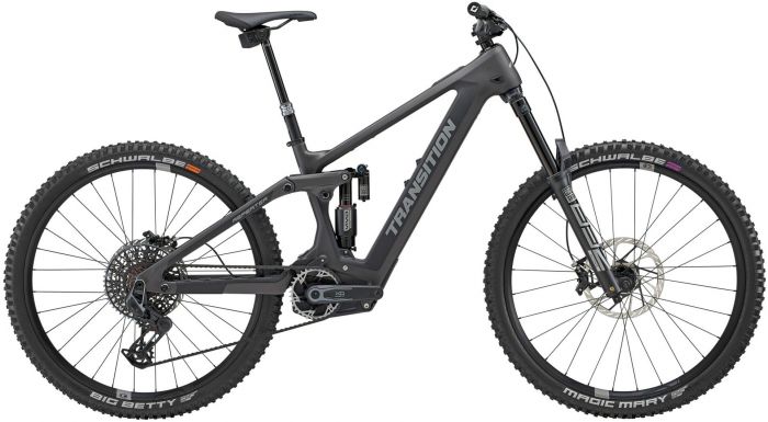 Transition Repeater PT Carbon X0 AXS 2024 Electric Bike – Graphite Grey