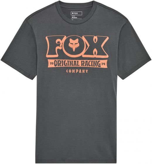 Fox Banner Premium T-Shirt – Dark Shadow