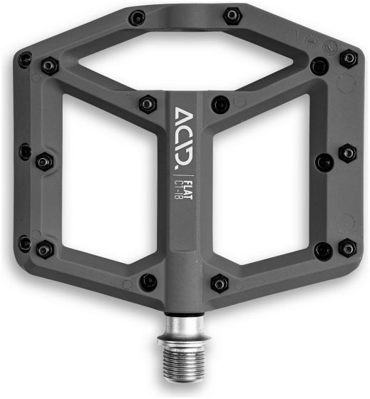 Acid Flat C1-IB Pedals – Grey / Orange