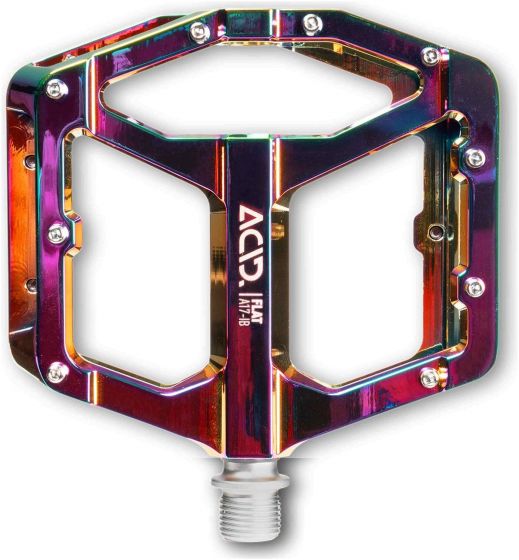 Acid Flat A17-IB Pedals – Oil Slick