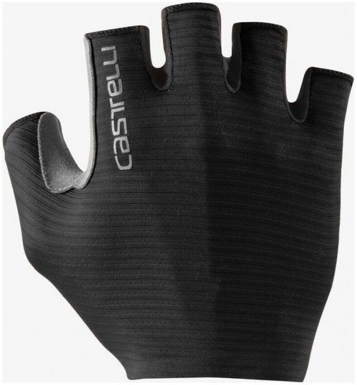 Castelli Espresso Short Finger Gloves – Light Black
