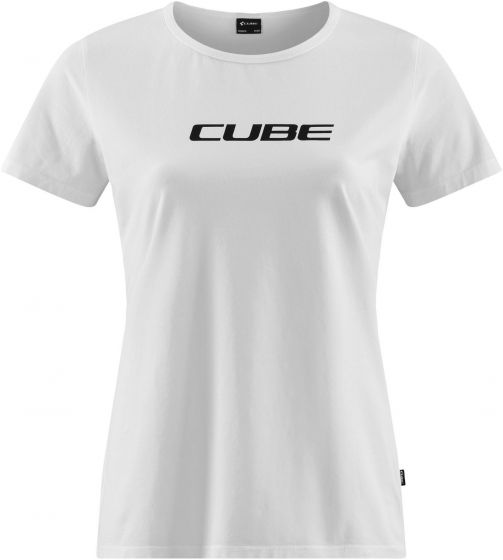 Cube Organic Classic Logo Womens T-Shirt – White