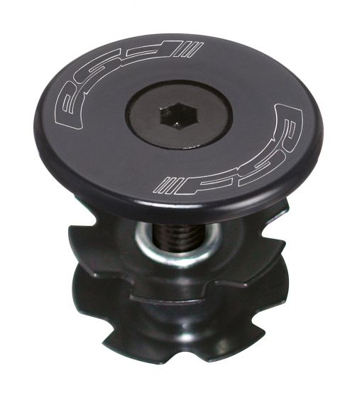 FSA Star Nut & Top Cap – Black