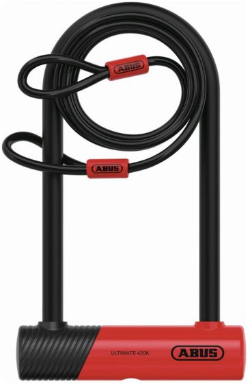 ABUS Ultimate 420K D-Lock with Cable