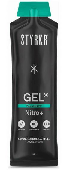 Styrkr GEL30 Nitro Dual-Carb Energy Gel