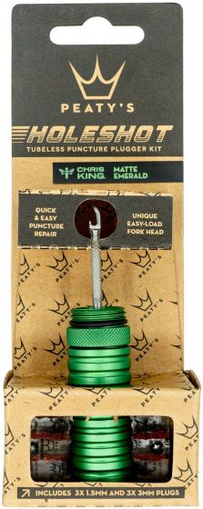 Peaty's Holeshot Tubeless Puncture Plugger Kit – Emerald