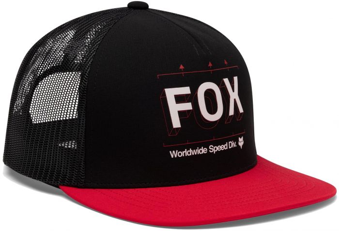 Fox Image Print Snapback Trucker Hat