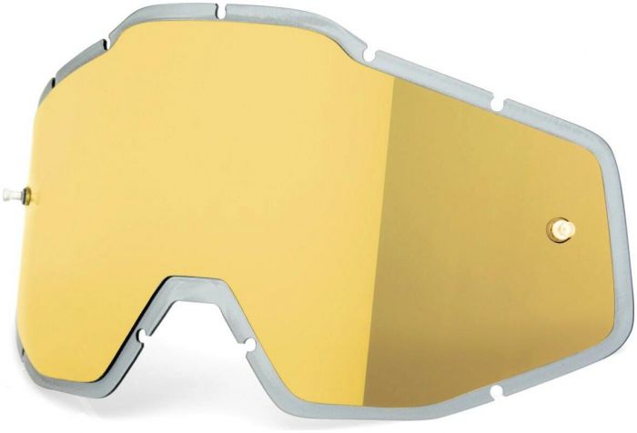 100% Anti-Fog Injected Lens – Gold Mirror