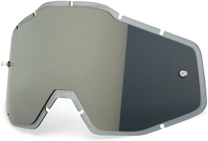 100% Anti-Fog Injected Lens – Silver Mirror / Smoke