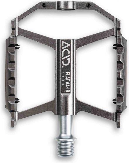 Acid Flat A4-IB Hybrid Pedals – Grey