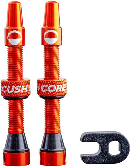 CushCore Tubeless Valves – Orange