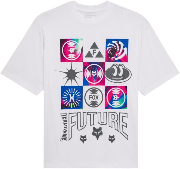 Fox Image Cosmo Oversized T-Shirt – White
