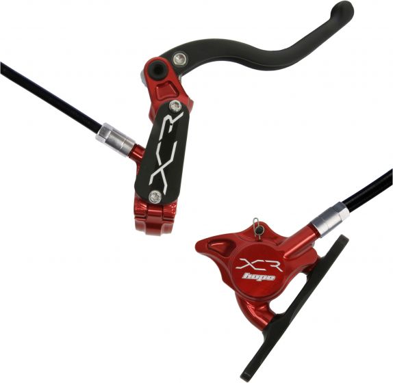 Hope XCR Pro X2 Flat Mount UK Disc Brake Set – Red