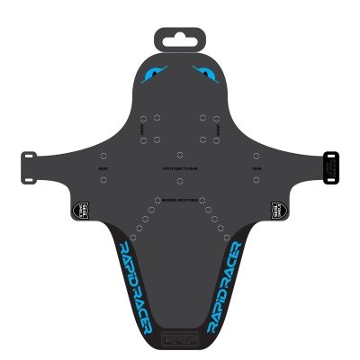 RRP EnduroGuard Large Mudguard – Black/Cyan